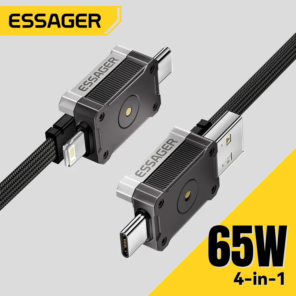 Essager 65W 4 in 1 USB C Cable - ShopHub
