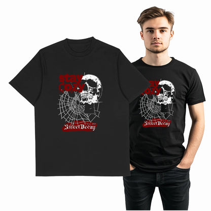 COOLMIND Skull Graphic Cotton T-Shirt | Unisex