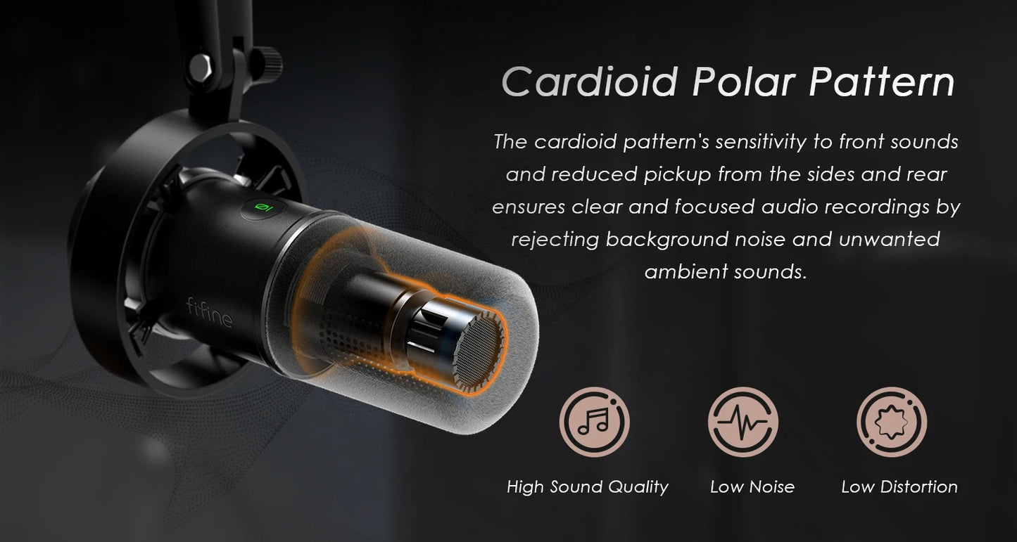 Elevate Your Audio Experience with the FIFINE Podcast Microphone Kit