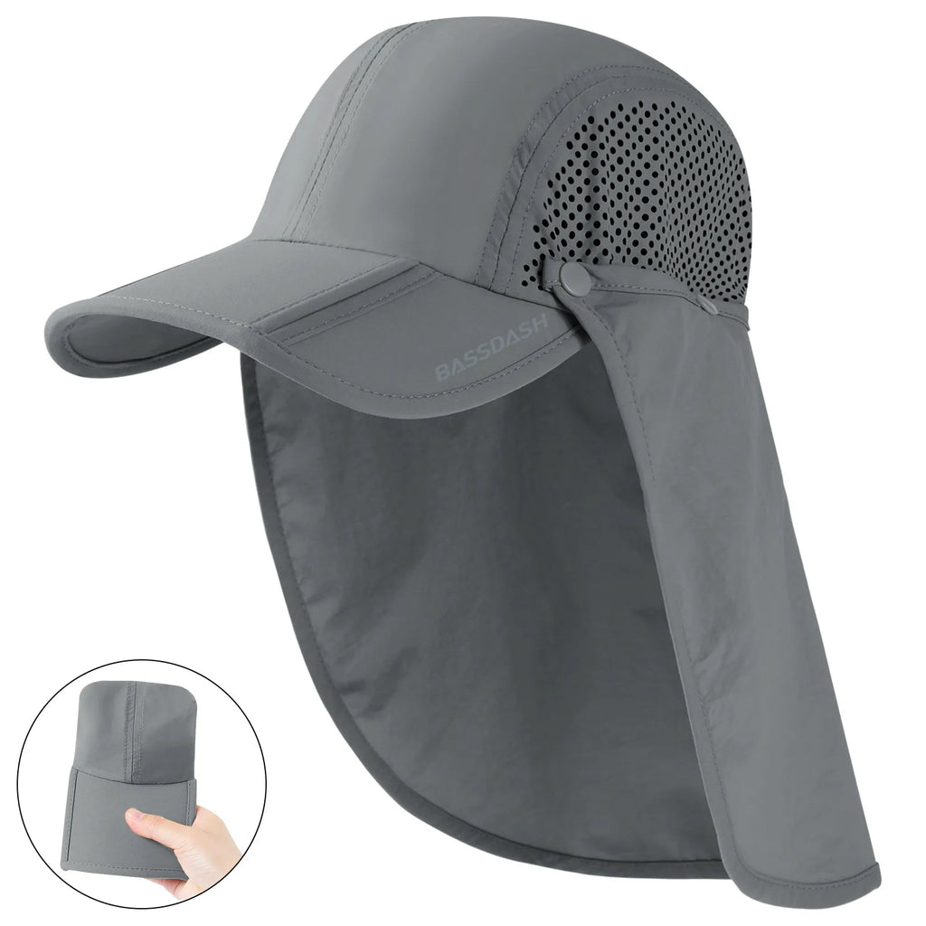 BASSDASH UPF 50+ Foldable Fishing Hat