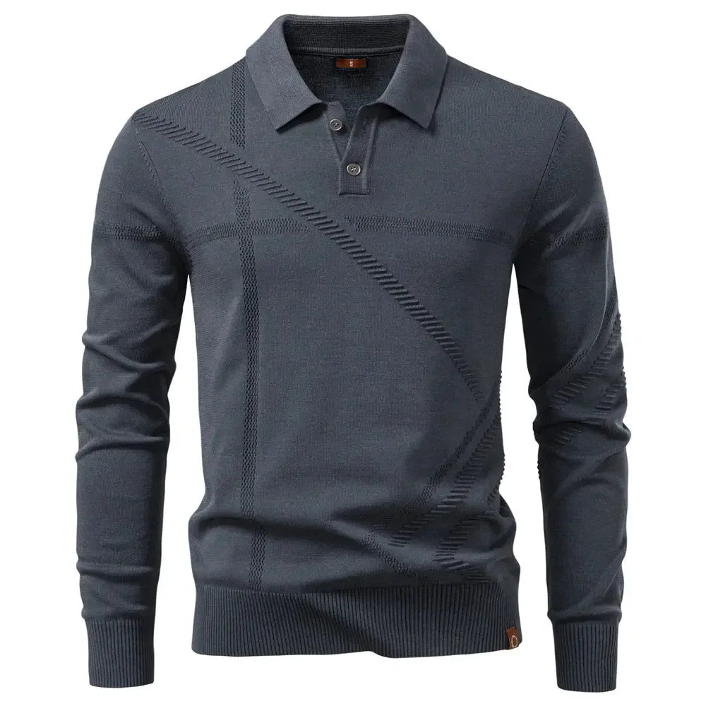 Autumn Winter Thermal Polo Shirts - ShopHub