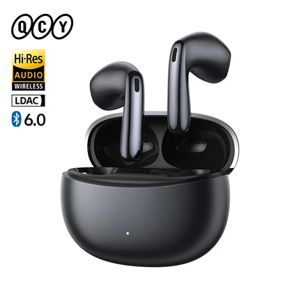 QCY AilyBuds E50 Wireless Earbuds with Bluetooth 6.0, Spatial Sound, 11mm Drivers, In-Ear Detection, HT11 Bass Boost, and 40H Playtime - ShopHub