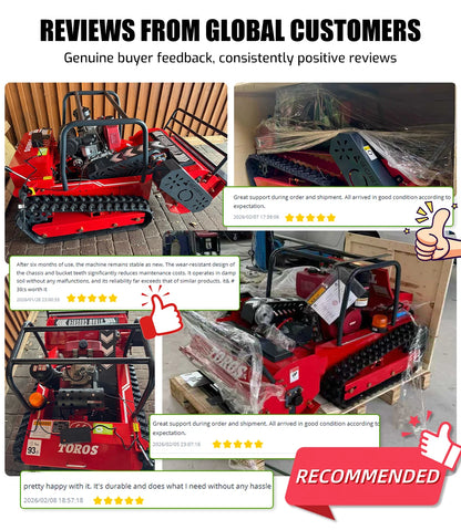 New Arrival Mini Customized Farm Lawn Mower 600mm Home Robotic Diesel Power Crawler Customized Lawn Mower For Grass Cutting