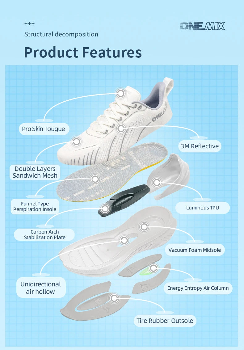 ONEMIX Bumper Elite Racing Running Shoes