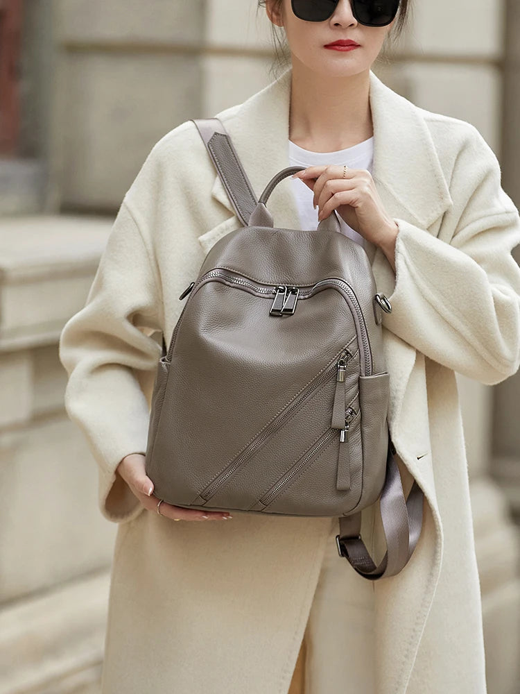 ZOOLER 2026 Limited &New Women Leather Backpack 100% Genuine Leather Backpack Fashion Travel Bag Girls Hot Business Need #SC2188