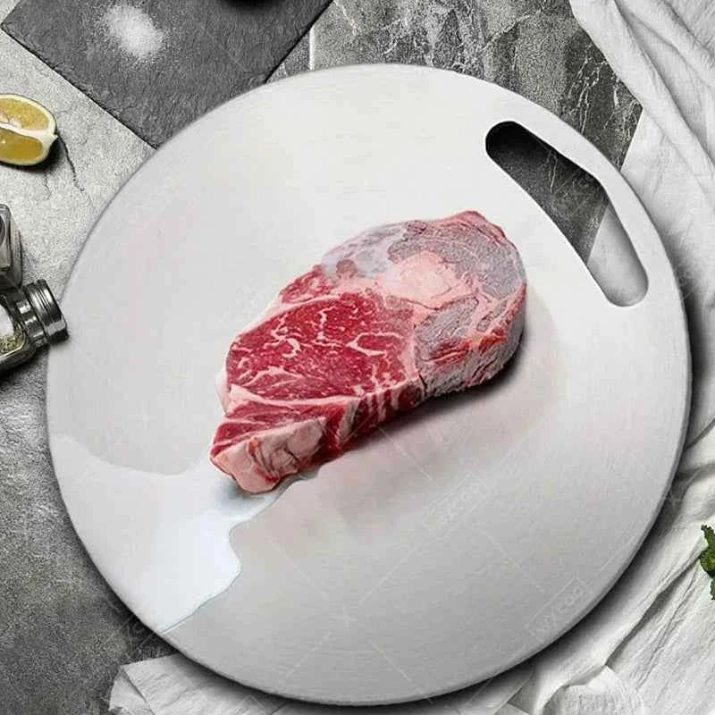 3PC Double-Sided Stainless Steel Cutting Board