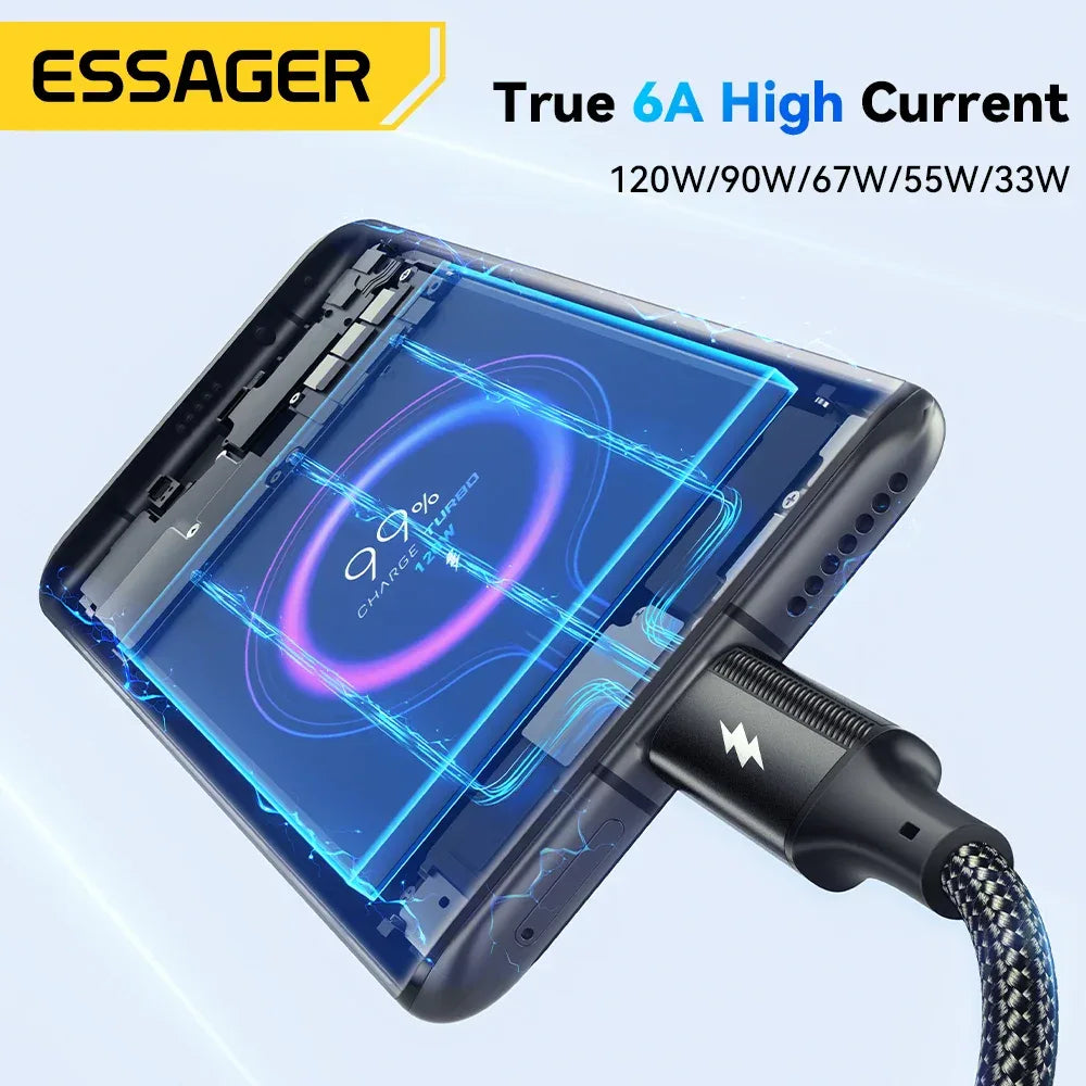 Essager 120W 6A Fast Charging Cable - ShopHub