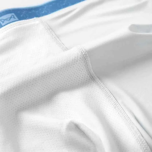 MiiOW 4Pcs Ice Silk Men Underwear Boxer 10A Antibacterial Crotch Men's Panties Seamless Breathable Man Underpants Mens Trunks