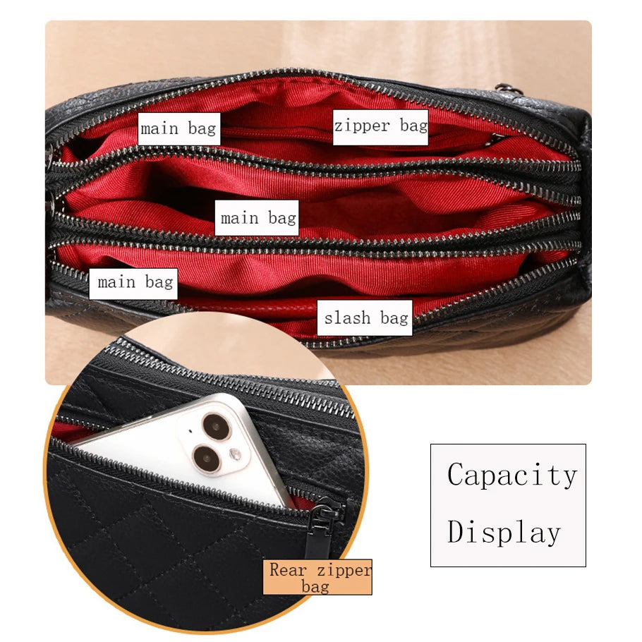 FOXER Genuine Leather Women's Shoulder Bag