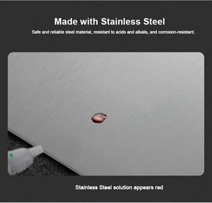 3-PC Thick Stainless Steel Cutting Boards