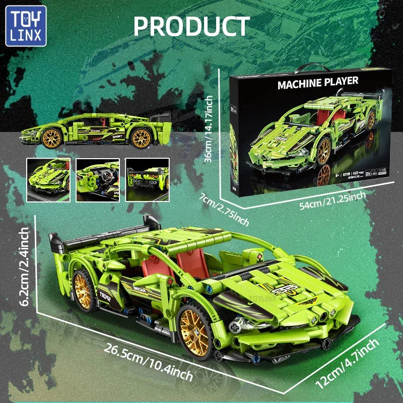 TOYLINX 1:18 McLaren Pullback Car! - ShopHub