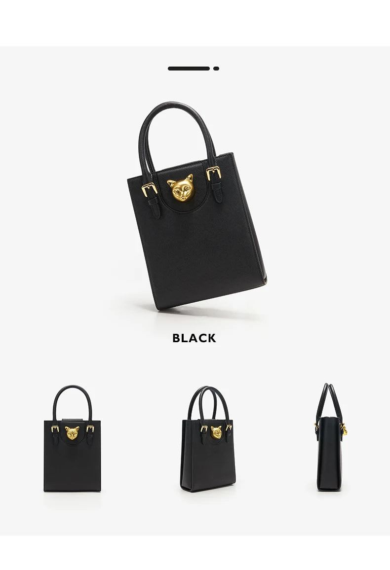 BAFELLI 2026 NEW WOMEN'S HANDBAG CAT LUXURY BRAND DESIGNER ORIGINAL STYLE TRENDING SHOULDER CASUAL BAGS MINI TOTE CROSSBODY