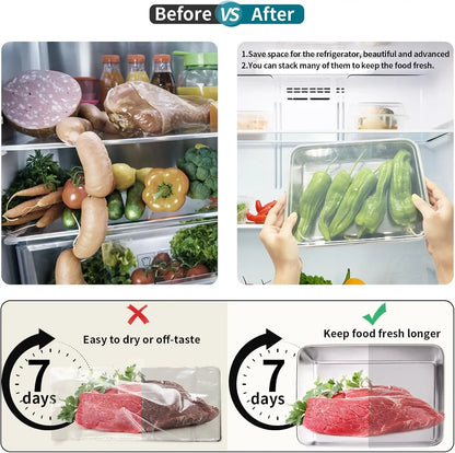 Stainless Steel Food Storage Container with Lid