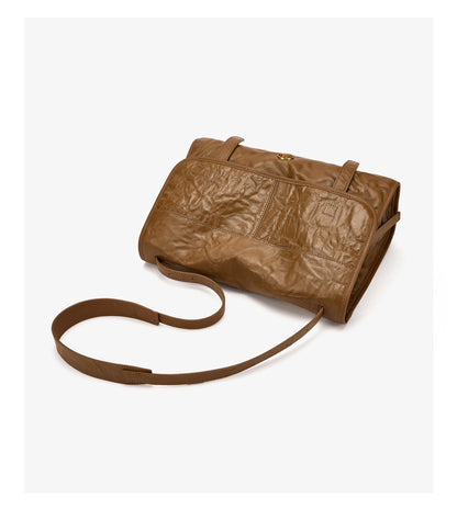 FOXER Wrinkled Genuine Leather Women's Crossbody Bag