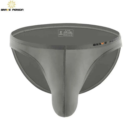 BRAVE PERSON Sexy Men's Underwear Big Penis Pouch Briefs Bikini Nylon Underpants