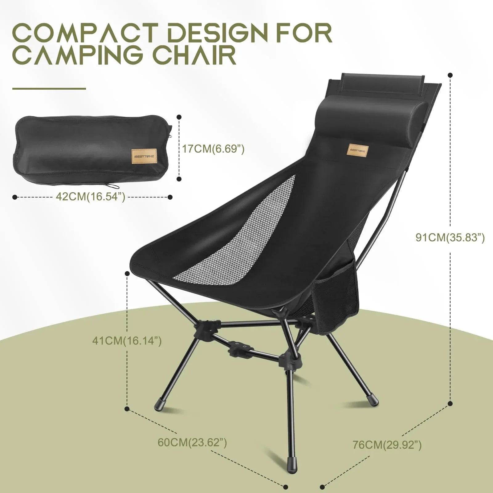 WESTTUNE Camping Moon Chair