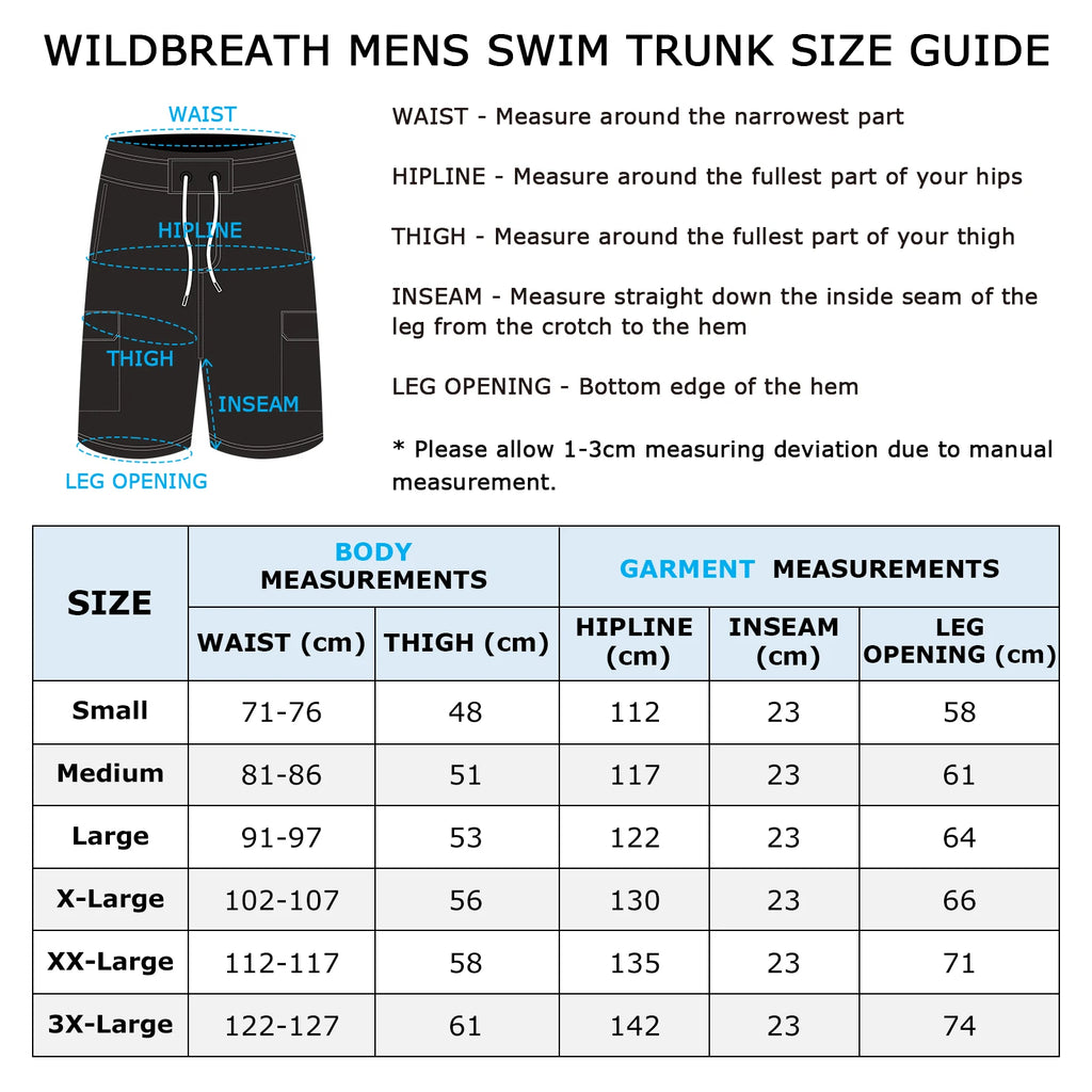 WILDBREATH Men's 9" Swim Trunks ShopHub