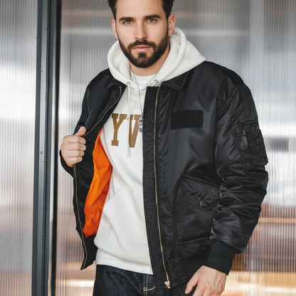 MADEN Padded Bomber Jacket | Army Green or Black