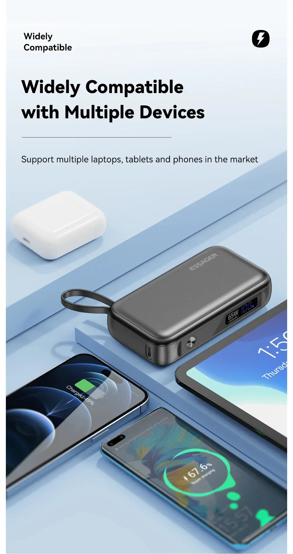Essager 15000mAh Portable Power Bank - ShopHub