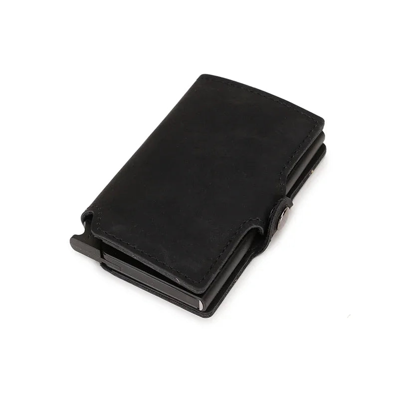 Slim Metal Business Card Holder with RFID Protection