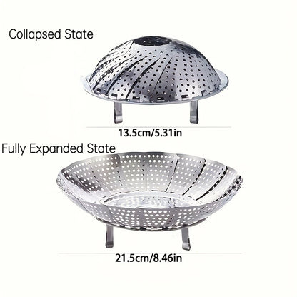 Foldable Stainless Steel Steamer