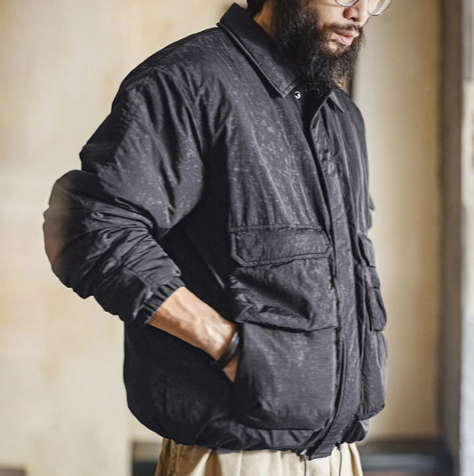 MADEN Retro M65 Padded Jacket | Black