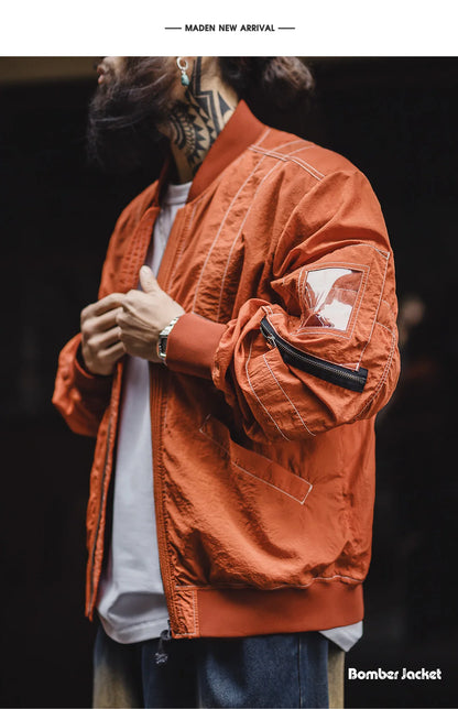Maden Men‘s Vintage MA-1 Bomber Jacket