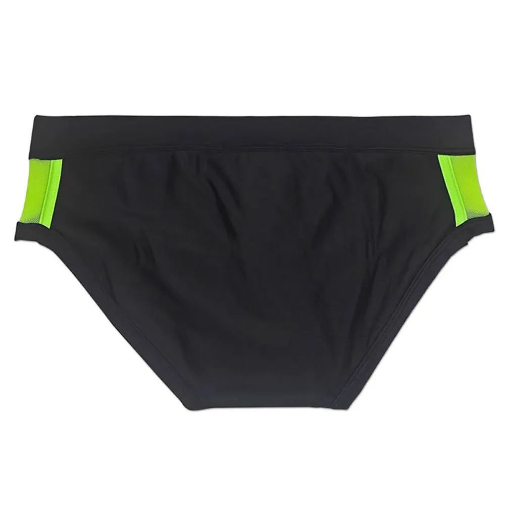 UXH Men's Zipper Swim Briefs - ShopHub