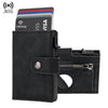 Carbon Fiber Rfid Blocking Mens Credit Card Holder Airtag Wallet