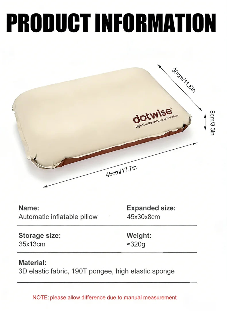 DOTWISE Inflatable Pillow