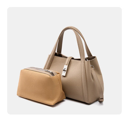FOXER Brand Genuine Leather Women's Handbag 2026 Fashion Female Bucket Bag Luxury Design Shoulder Bag Versatile Crossbody Purse