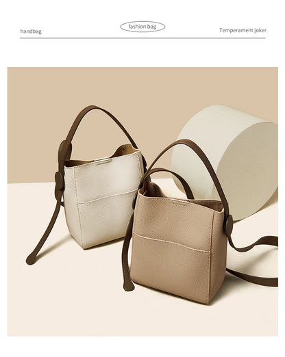 FOXER Split Leather Crossbody Shoulder Bag