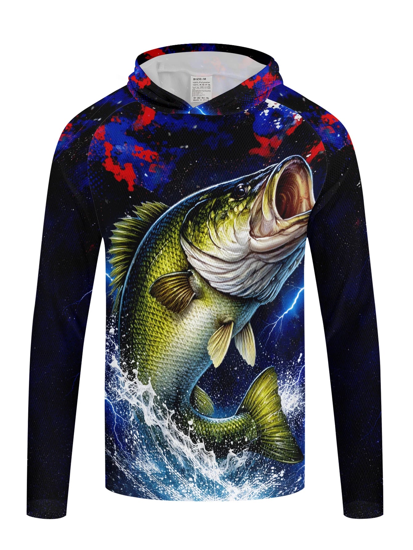 Men’s Long Sleeve Fishing Hoodie