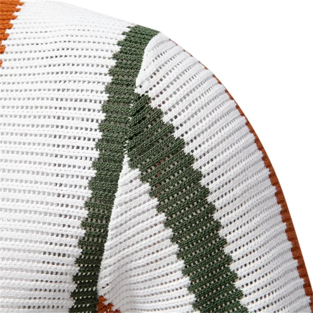 AIOPESON Men's Ribbed Knit Polo Shirts - ShopHub