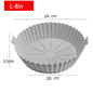 Silicone Round Air Fryer Liner Set