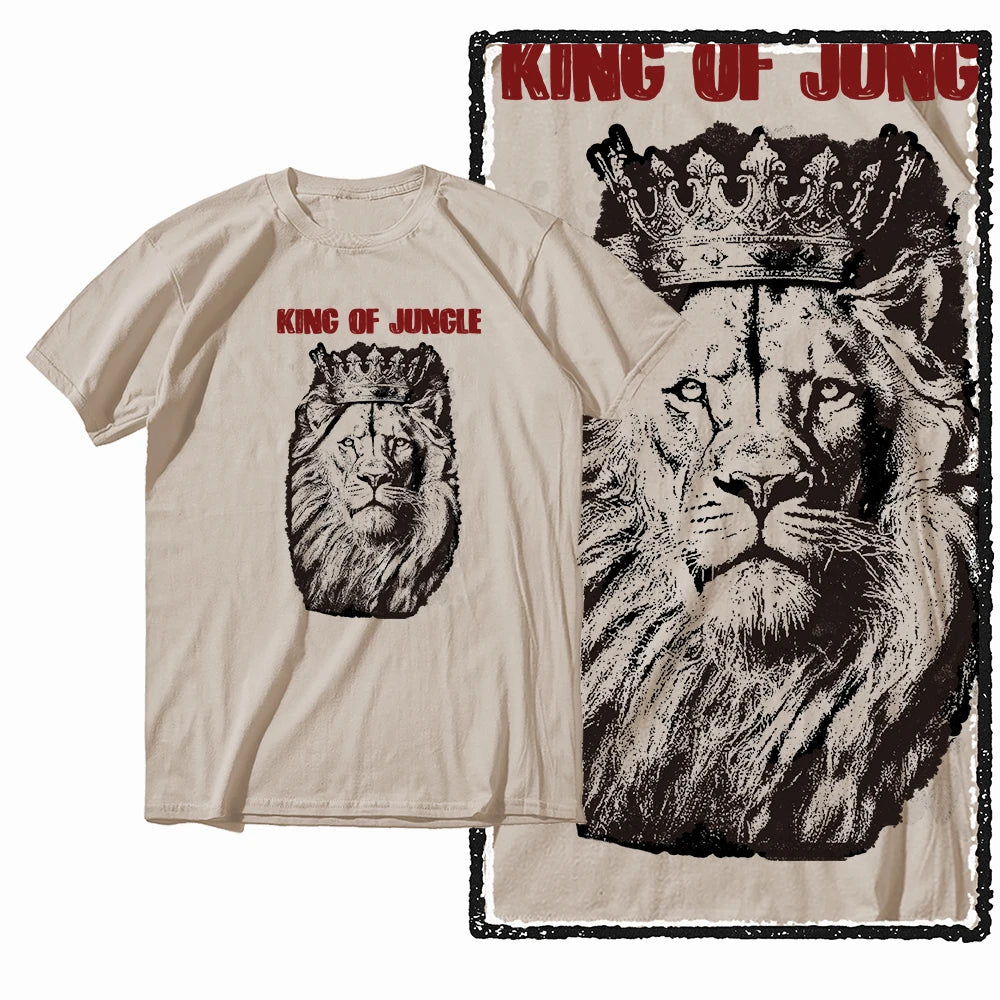 COOLMIND MAV Lion Graphic Cotton Tee