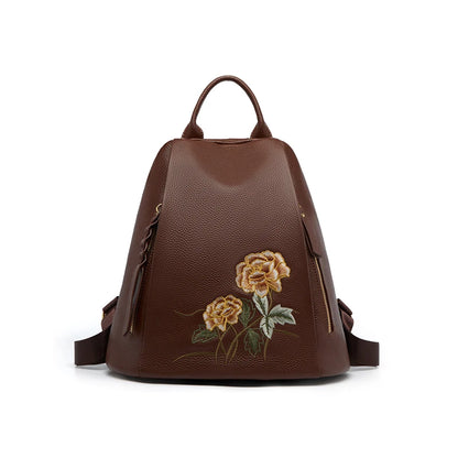 ZOOLER Handmade Cow Leather Backpack