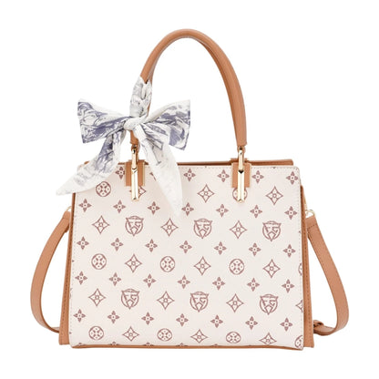 FOXER Vintage Women Handbag PVC Leather Tote Bag Large Capacity Top‑Handle Shoulder Crossbody Bag for Ladie Daily Work Purse