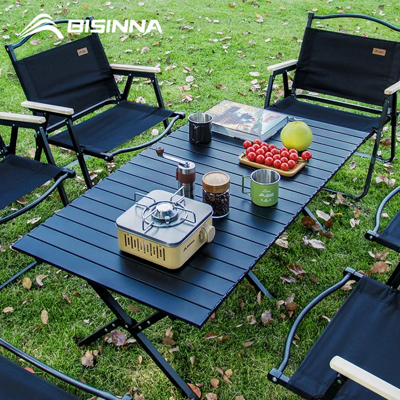 BISINNA Outdoor Egg Roll Table