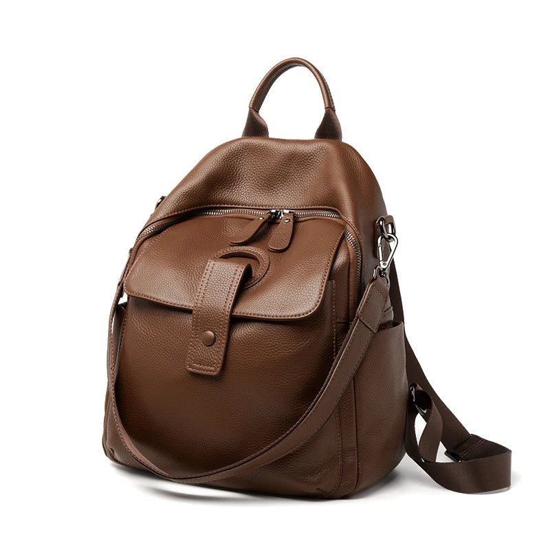 HOT ZOOLER Full Skin 100% Genuine Leather Backpack Women's Bag Classic 2026 New Large Backpack Designer Business Need #SC1700