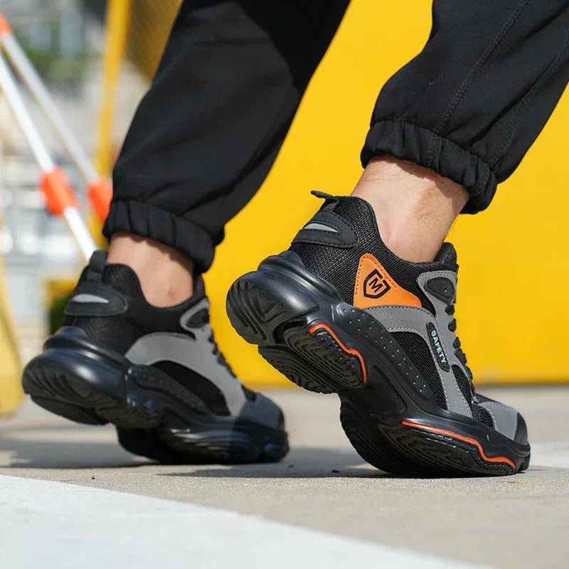 Unisex Safety Shoes Featuring Anti-Smash Steel Toe Protection - ShopHub