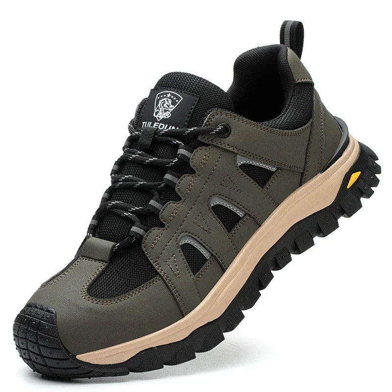 Kankeirr Men’s Steel Toe Work Shoes - ShopHub