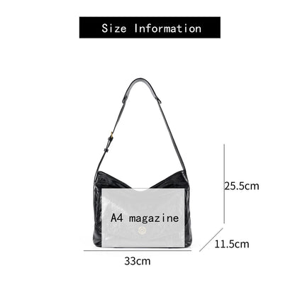FOXER Genuine Leather Hobo Tote Bag