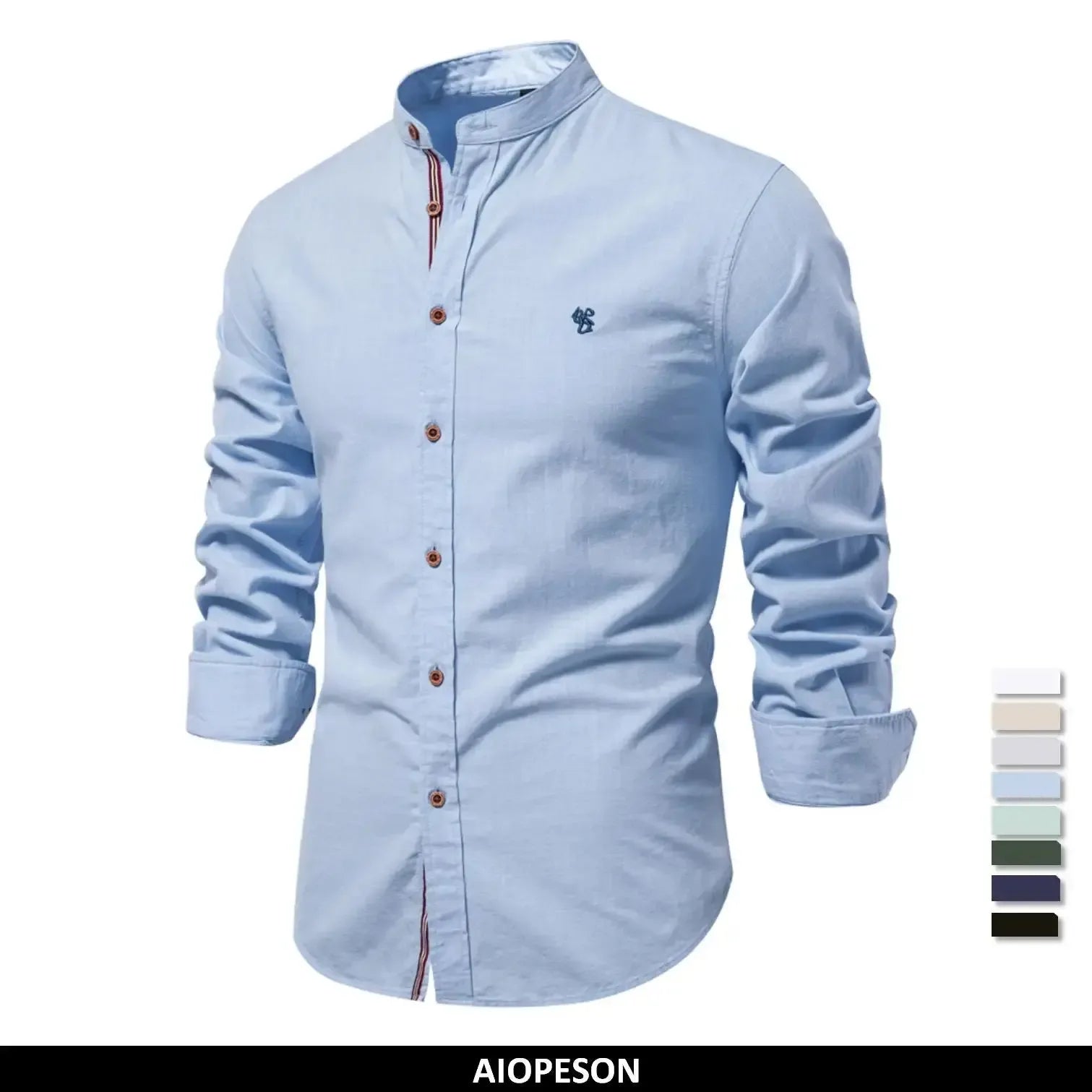 AIOPESON 100% Cotton Shirts - ShopHub