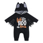 Kids Tales Batty Boo Cotton-Blend Halloween Baby Romper