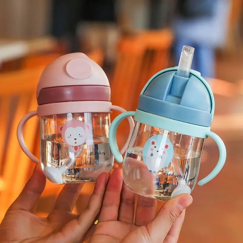 MAMIJOY BY01 Kids Water Sippy Cup – 350ml Leakproof Bottle with Straw