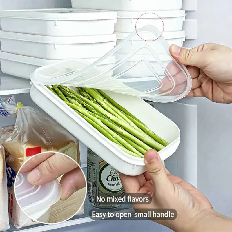4Pcs Airtight Food Canister, Outdoor Furniture, 350ml Fridge Storage Box, Reusable Sealed Container for Fruit, Meat, Veg