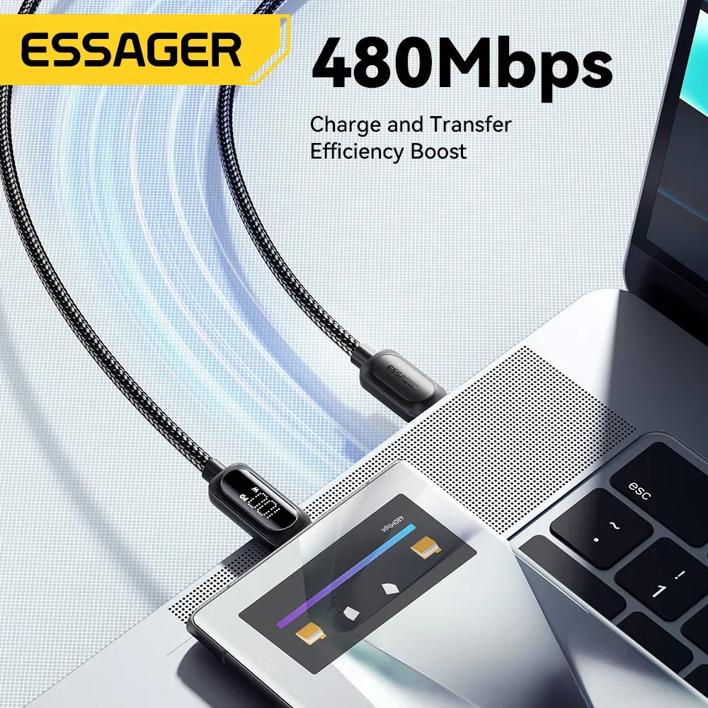 Essager 100W USB Type C Cable - ShopHub