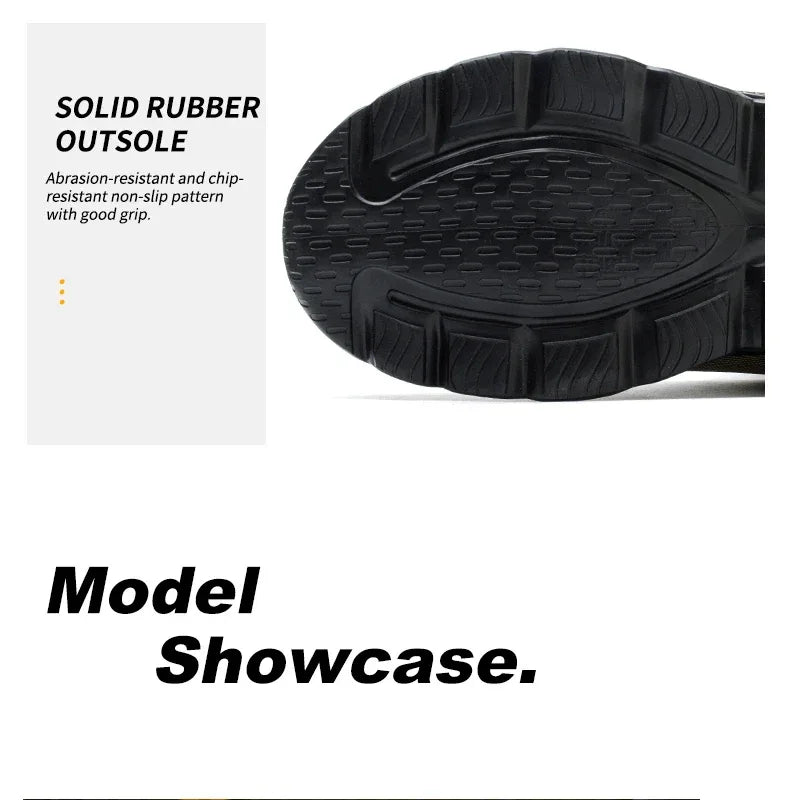 Kankeirr Indestructible Men's Steel Toe Work Boots - ShopHub