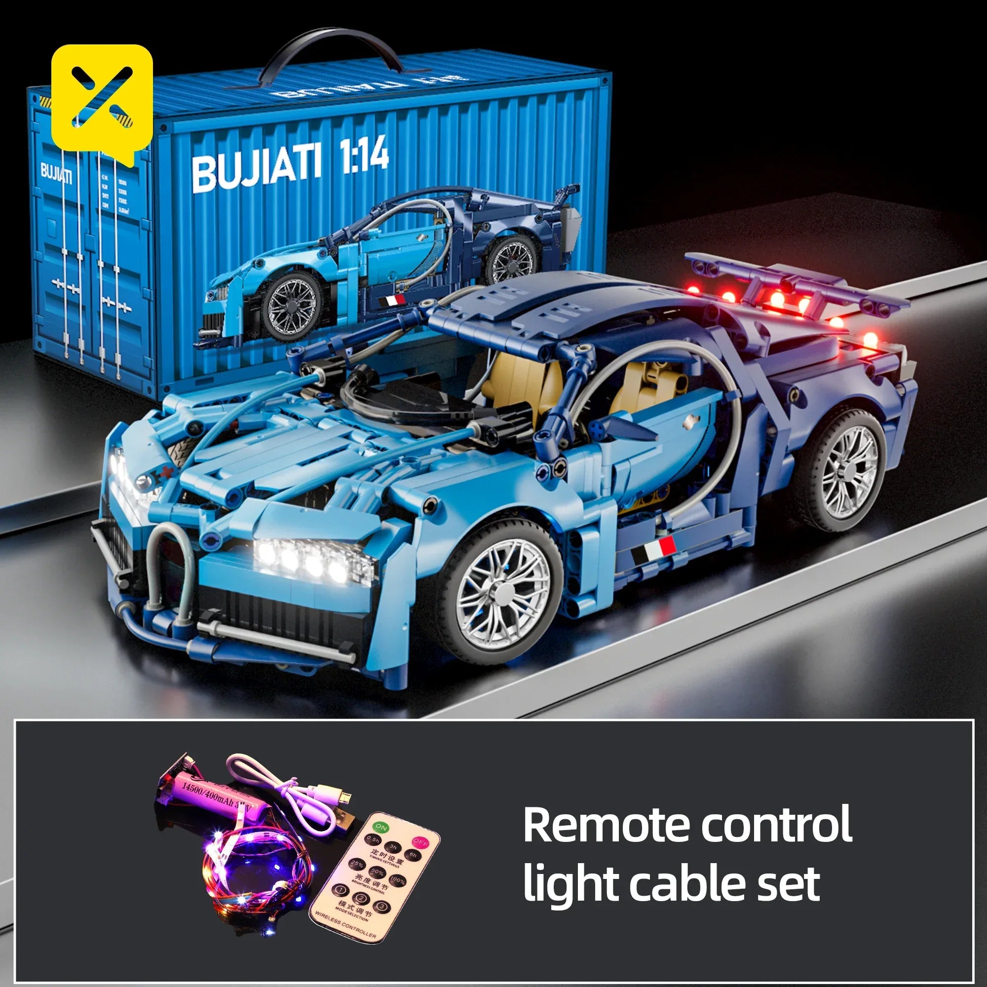 TOYLINX 1:14 Supercar Building Block Toy - ShopHub